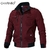Jaqueta Bomber Masculina Moda Casual Jaqueta Jaqueta Masculina 2022 Primavera Outono Novo Hot Outwear Stand Slim Jaqueta Militar Masculina