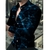 2022 Moda de Alta Qualidade Camisas Masculinas Camisa abotoada Casual Designer Estampado Céu Estrelado Tops Manga Comprida Roupas Masculinas Cardigan - Saga