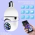 Câmera wi-fi gloeilamp ip 1080 p inteligente leven app nieuwste e27 soquete interno sem fio câmera de segurança doméstica suporte cartão tf oculto