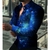 2022 Moda de Alta Qualidade Camisas Masculinas Camisa abotoada Casual Designer Estampado Céu Estrelado Tops Manga Comprida Roupas Masculinas Cardigan na internet