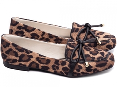 Mocassim Rasteiro Animal Print - comprar online