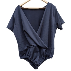 Body Plus Size Tecido Encorpado Transpassado Busto - comprar online
