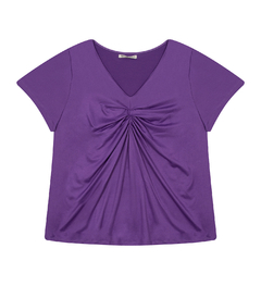 Blusa Plus Size Franzida na internet