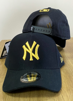 Boné New Era NewYork Yankees - Preto C/ Dourado - comprar online