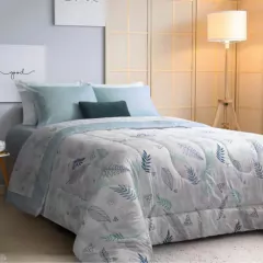 Acolchado Hojas- TWIN