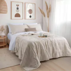 Set Cover Maui (beige claro) - queen