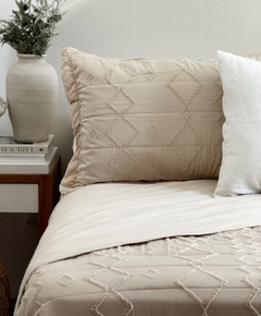 Kit cover beige - QUEEN - comprar online