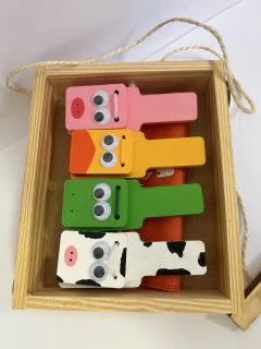 Kit 4 castanholas + carrinho Musicart - comprar online