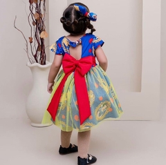 Vestido Branca de Neve Luxo na internet