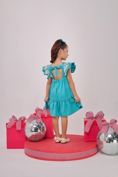 Vestido Alfaiataria e Renda - Loja Mundo Baby