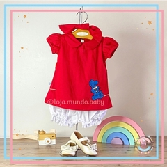 Conjunto Infantil Turma da Monica/ Magali na internet