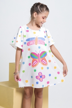 Vestido Aquarela Borboleta - comprar online