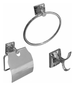 Juego Set 3 Accesorios Baño Mozart