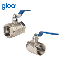 Válvula Esférica Llave de Paso Agua 2.1/2 Pulgadas Metálica Gloa