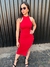 vestido canelado midi - comprar online