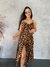 Vestido Midi Animal Print na internet