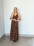 Vestido Longo Animal Print - Bella Modas Marialva