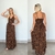 Vestido Longo Animal Print
