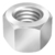 100 PORCAS SEXTAVADA INOX 304 UNC - 1/4