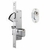 Fechadura 905 meio Cilindro Externa Inox