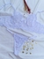 Conjunto personalizável coração tule - branco