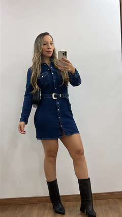 Vestido Jeans - Loja Carol Modas