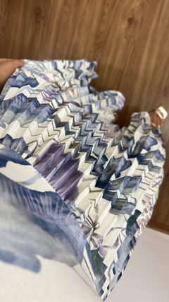 Vestido Longo Plissado - Tamanho Único - comprar online