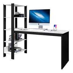 MESA HOME ARTEMIS COM PRATELEIRA - CS MÓVEIS