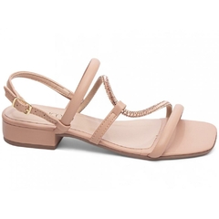 Sandália Feminina Elegante Rose - Salto Baixo 2,5cm - Torricella na internet