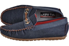 Mocassim Infantil Jeans Marinho - loja online