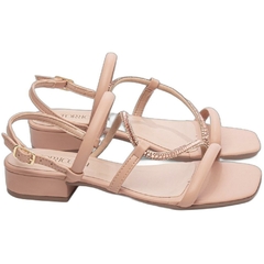 Imagem do Sandália Feminina Elegante Rose - Salto Baixo 2,5cm - Torricella