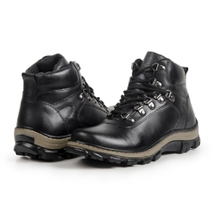 Coturno Bota Masculina Conforto Vegano | 37 a 44 | Preto - comprar online
