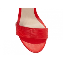 Sandália Feminina Salto 9,5cm Vermelho - Paixão e Conforto em Cada Passo