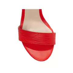 Sandália Feminina Salto 9,5cm Vermelho - Paixão e Conforto em Cada Passo