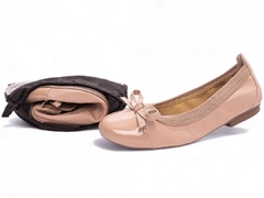 Sapatilha Maria Mole Bag Shoes - Conforto e Elegância em Verniz Rose