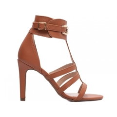 Sandália Feminina Salto 9,5cm Caramelo - Elegância e Conforto em Cada Passo - comprar online