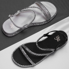 Sandalia Feminina YES | Vc + Linda Ainda em Creme Crystal na internet