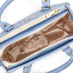 Bolsa Feminina Madrid Bordada Azul - comprar online