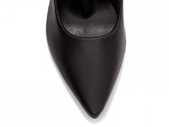 Imagem do Scarpin Salto 10cm Fino Cone - Lindo Fechado Atrás - Preto
