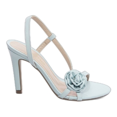 Sandália Feminina em Azul Glamour - Salto Fino 9,5 cm - Antiderrapante na internet