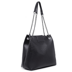 Bolsa SANTUCCI Feminina Soft Média Preta - comprar online