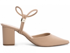 Scarpin Elegante Bege - Sofisticação e Conforto com Salto de 6 cm - loja online