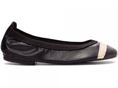 Sapatilha Maria Mole Bag Shoes - Praticidade e Conforto em Verniz Preto, Napa Preto e Metalizado Ouro Light - comprar online