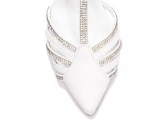 Imagem do Brilho Nupcial: Scarpin com Strass Prata Salto 9cm - Beleza Radiante