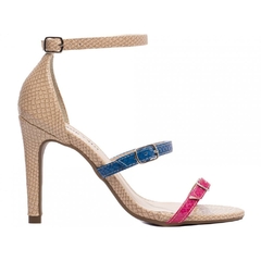 Sandália Feminina Salto 9,5cm Multicolorida - Estilo e Elegancia em Cada Passo - comprar online