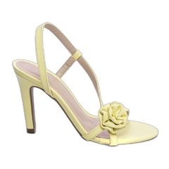 Sandália Feminina Amarelo Glamour - Salto Fino 9,5 cm - Antiderrapante na internet