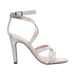 Sandália Feminina Prata - Salto Fino 9,5cm - Torricella - comprar online