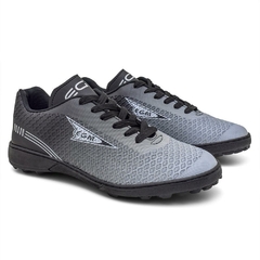 Chuteira EGM Masculina Bravo Society ( quadra ) Preta e Branca