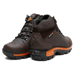 Coturno em Couro Shelga | Estilo e Conforto | 36 a 45 | Cafe - 1002 - comprar online