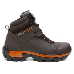 Coturno em Couro Shelga | Estilo e Conforto | 36 a 45 | Cafe - 1003